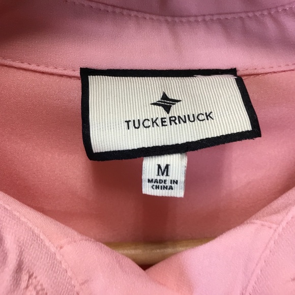 Tuckernuck Callahan Mini Shirt Dress Pink Preppy Feminine Coquette Girl Size M - Picture 8 of 10